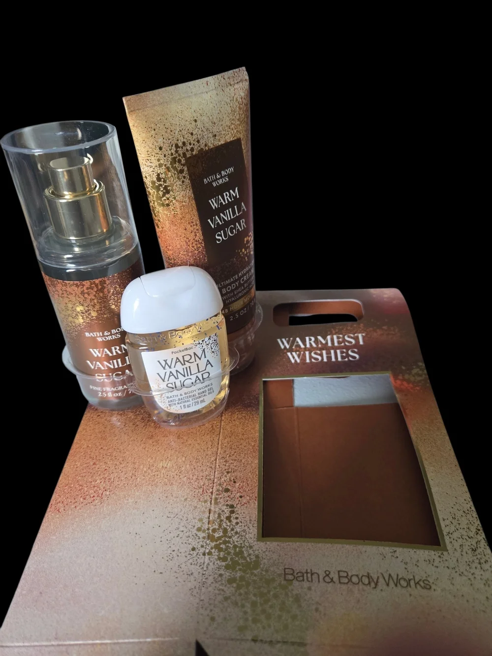 Bath & Body Works Warm Vanilla Sugar Moisturizer Gift Set - New!!!